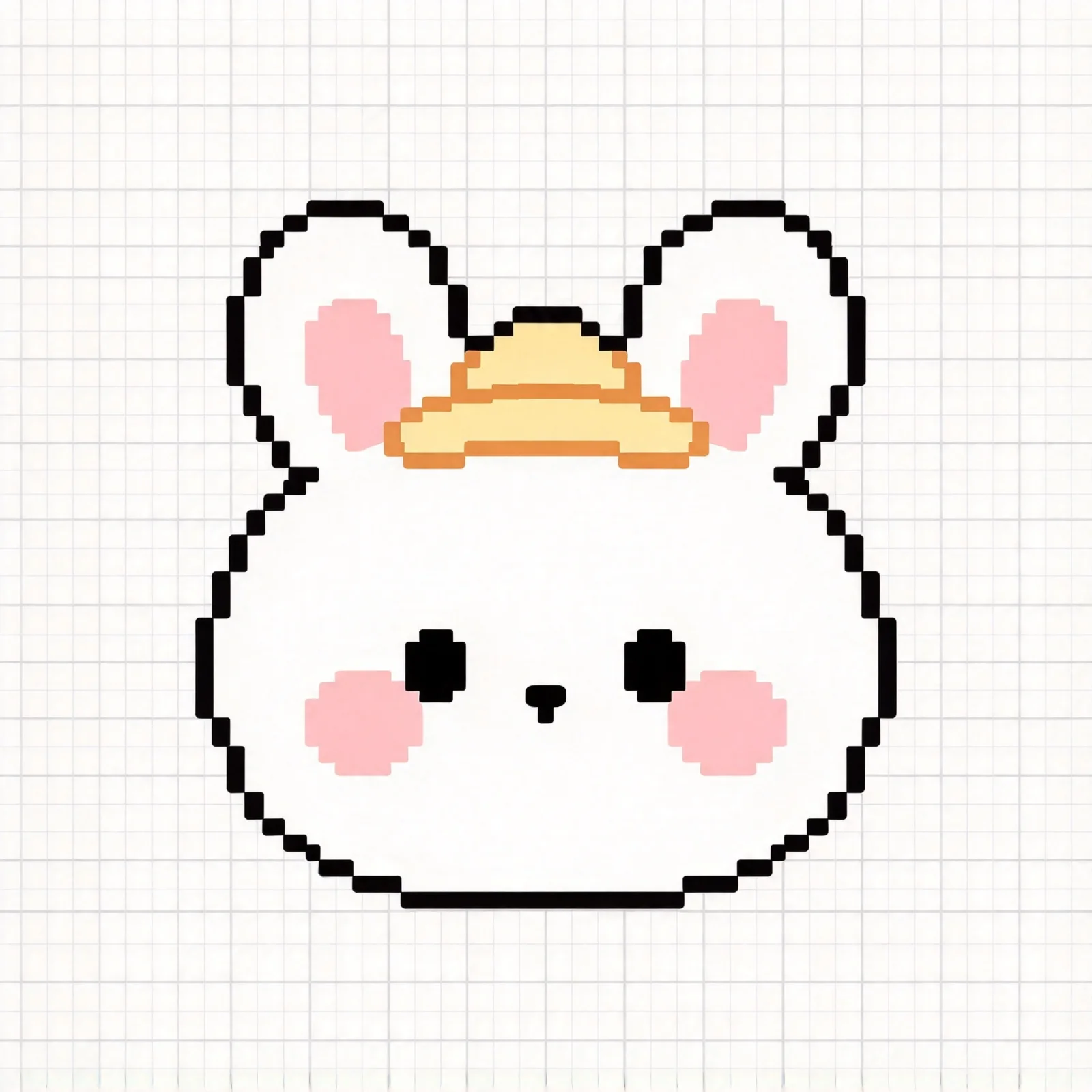 🐰 草帽小白兔大头