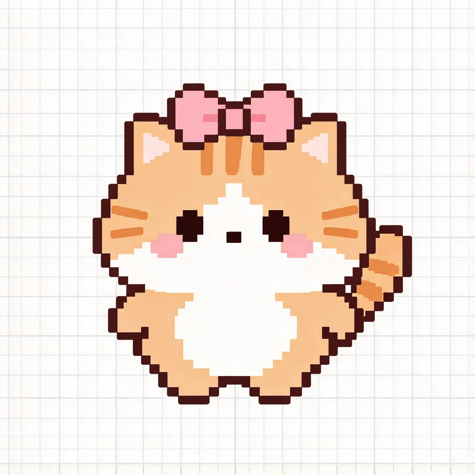 🐱 蝴蝶结橘猫全身